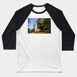 Church in Lower Slaughter Baseball T-Shirt